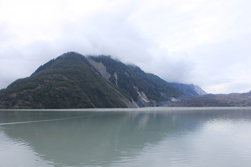 File:Evidence of 1958 Lituya Bay tsunami still clearly visible in 2010.jpg