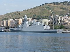 FREMM multipurpose frigate Carlo Margottini (F 592) - Harbour of Reggio Calabria - Italy - 22 April 2016.jpg