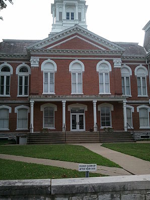 Plaza de la ciudad en Fayette