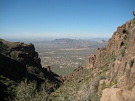 View from the Flatiron hiking trail (2008)