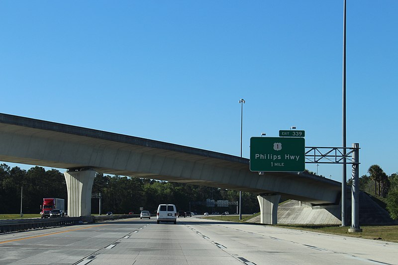 File:Florida I95nb Exit 339 1 mile.jpg