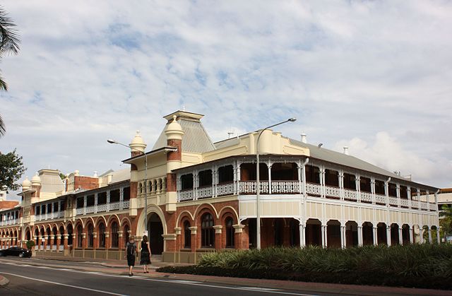 Image: Former Queen's Hotel, The Strand, Townsville, established 1872