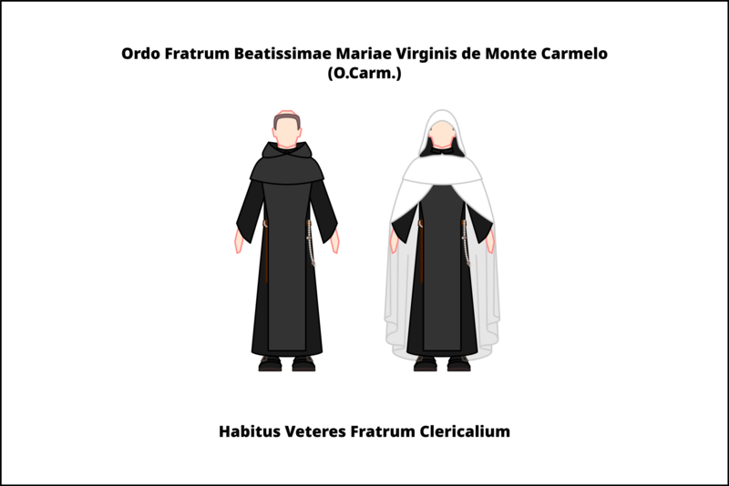 File:Former habit of the Carmelite priest-friars.png