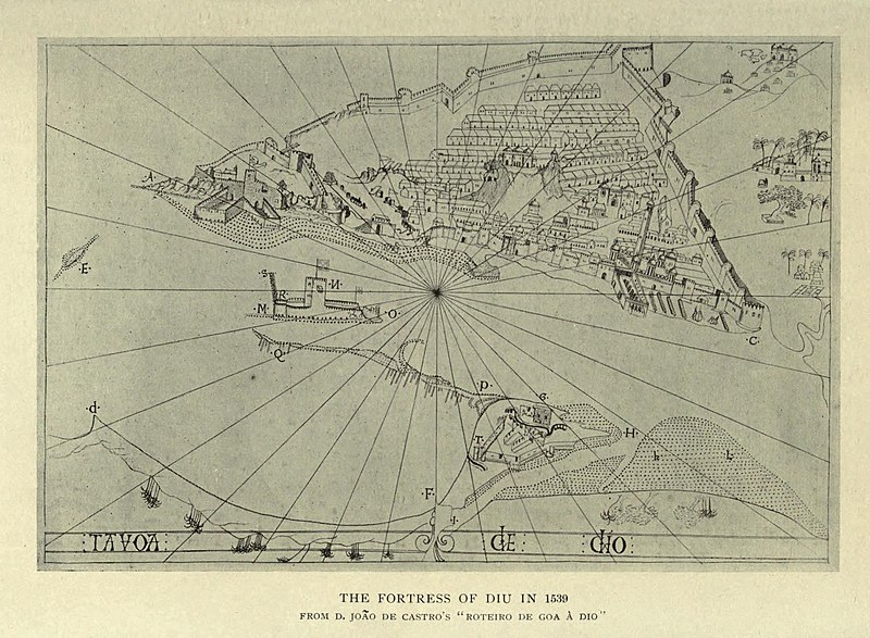 File:Fortress of Diu in 1539.jpg