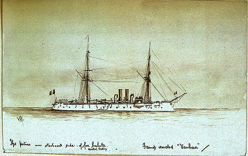 File:French ironclad 'Vauban' RMG PU0306.jpg