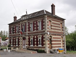 Fressancourt (Aisne) mairie.JPG