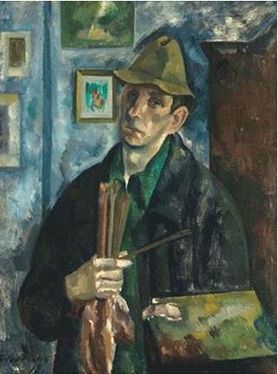 Self-portrait (1918) Friedrichs-Selfportrait.jpg