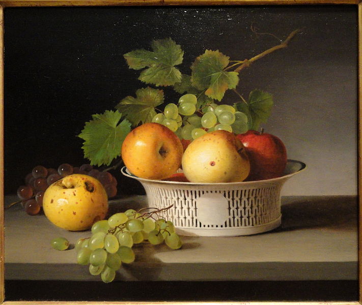 File:Fruit Still Life with Chinese Export Basket by James Peale, 1824, oil on wood - National Gallery of Art, Washington - DSC00096.JPG