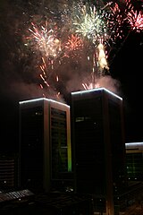 Fuegos artificiales en el WTCZ.