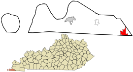 Fulton County Kentucky incorporated and unincorporated areas Fulton highlighted.svg