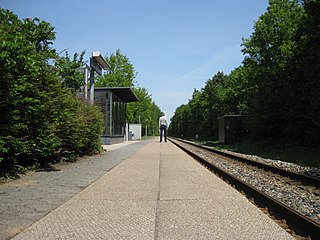 <span class="mw-page-title-main">Gårde railway station</span> Railway station in West Jutland, Denmark