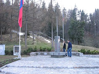 <span class="mw-page-title-main">Geometric centre of Slovenia</span> Spatial reference point denoting the central position of the country