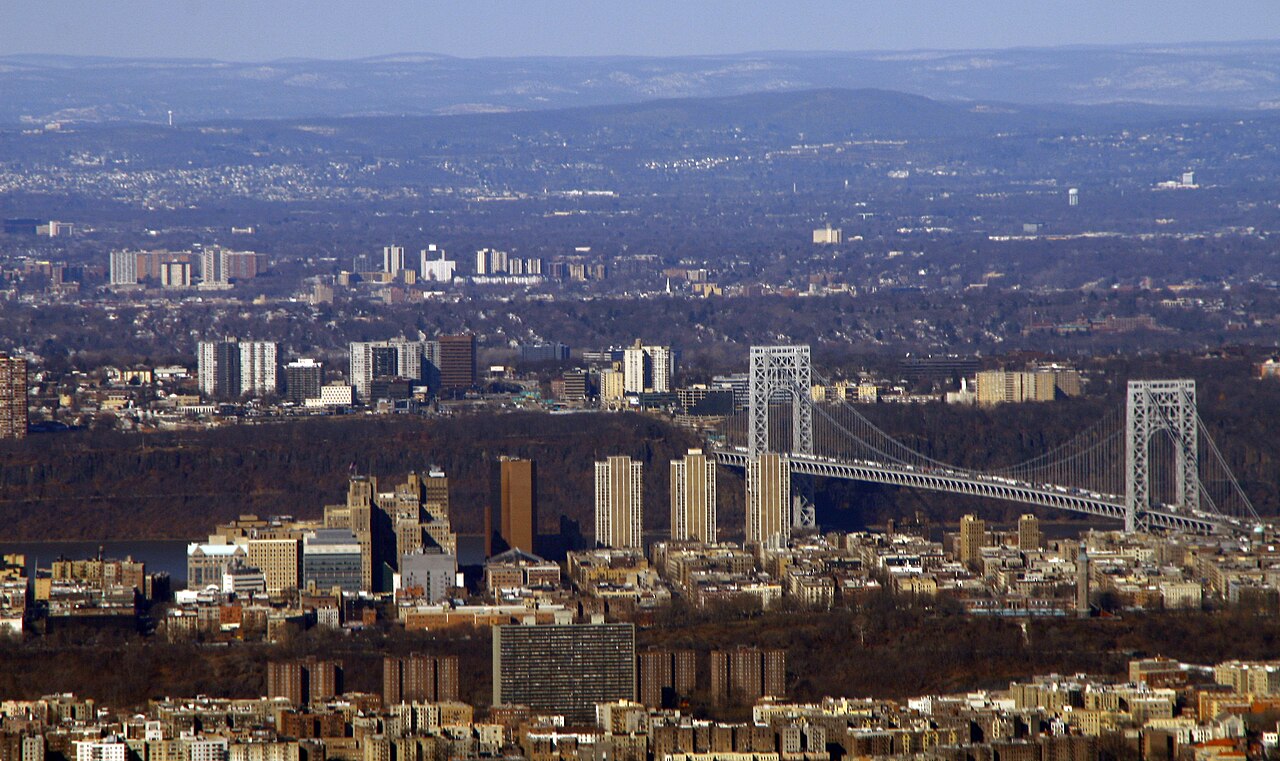 File:GWB, Washington Heights, and Fort Lee, New  - Wikimedia  Commons