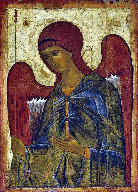 Icon of Gabriel, Byzantine, c. 1387–1395 (Tretyakov Gallery)