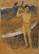 El hombre de la hacha, 1893-1895, dibujo.