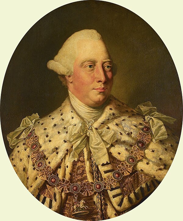 King George III, Monarch from 1760 to 1776