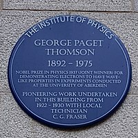 George Paget Thomson plaque.jpg