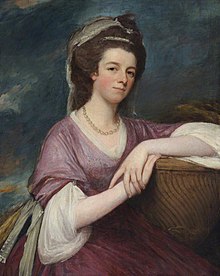 George Romney - Leydi Elizabeth (Scot) Lindsay (1763-1858), Hardwicke Kontesi.jpg