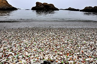 Glass Beach (Fort Bragg, California) Beach in northern California, USA