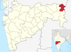 Gondia in Maharashtra (India).svg