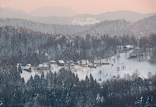 Gorenje Kališče Place in Lower Carniola, Slovenia