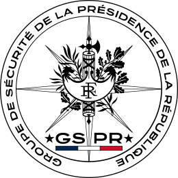 Groupe de sécurité de la présidence de la République (GSPR) 2018.svg