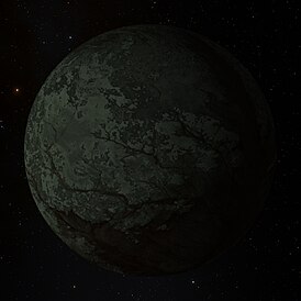 Модель экзопланеты HD 100546 c в программе Universe Sandbox