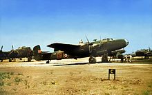 Handley Page Halifax bombers 5 November 1944 HP Halifax Bomberson dispersal.jpg