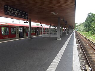 <span class="mw-page-title-main">Wilhelmsburg station</span> Railway station in Hamburg, Germany