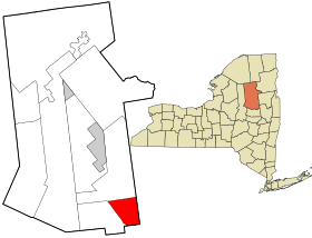 Hamilton County New York incorporated and unincorporated areas Hope highlighted.svg