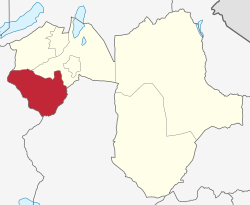 Hanang District in Manyara 2022.svg