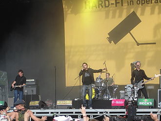 Hard-Fi en el Hurricane Festival en Greenstage