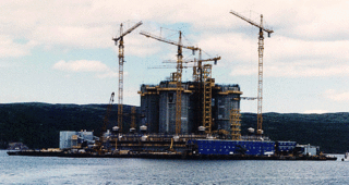 <span class="mw-page-title-main">Hibernia Gravity Base Structure</span> Offshore oil platform on the Hibernia oil field