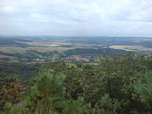 Hinzweiler vom Leienberg aus gesehen