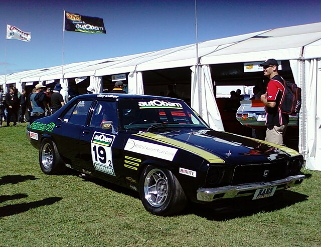 The 1972 Holden HQ SS of Gary O'Brien at the opening round of the 2010 series