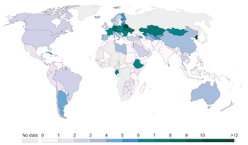 Hospital beds per 1000 people 2013. Hospital-beds-per-1000-people.png