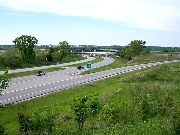 Exit 68 along I-35 is the northern end of Iowa 5