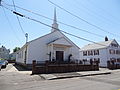 Igreja Adventista do Setimo Dia, a Portuguese Seventh Day Adventist church located at 211 Charles Street, Lowell, Massachusetts. East and north (front) sides of building shown.