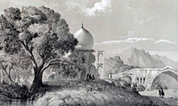 Imam Zadeh and bridge Solimanyeh (Karaj)