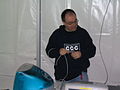 Inside the wikipedia tent