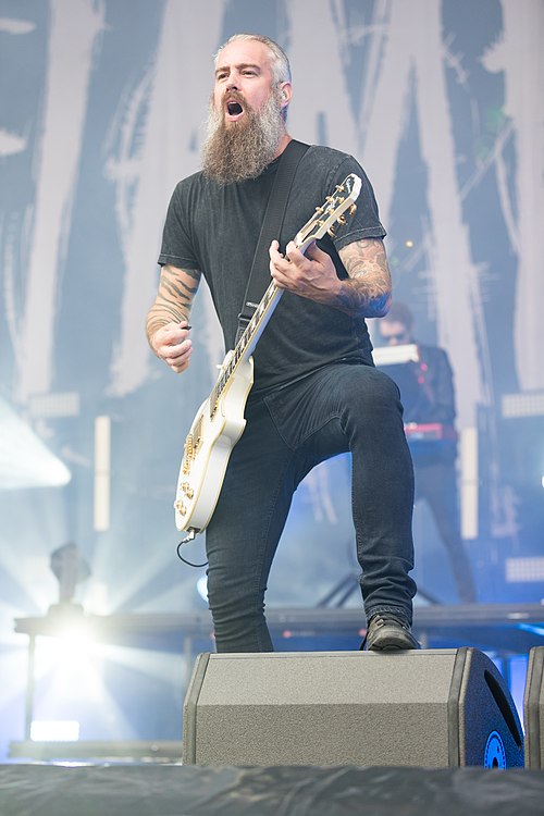 Guitarist Björn Gelotte at Rock am Ring 2017