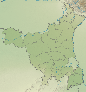 India Haryana relief map.svg