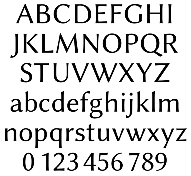 File:Inkscape Fonts - Linux Biolinum G.png