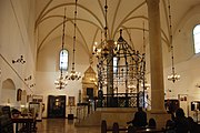 Inside old synagogue Krakow