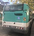 Irisbus Citelis Line at Porte de Saint-Cloud, Paris from Line 22