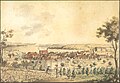 Tübingen von Mitternachtsseite, Guache, ca. 1796