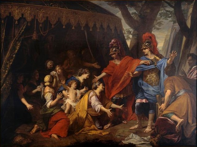 Alexandre et la famille de Darius, painting by Jean Jouvenet donated in 1674 by Louis XIV