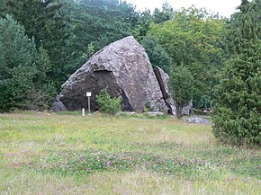 Валун Яани-Тоома в деревне Казиспеа, 2008 год