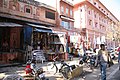 Street life in Jaipur. Near Hawa Mahal.