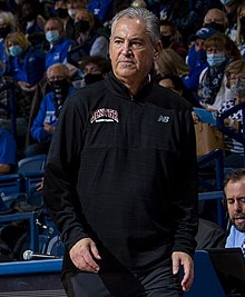 Jeff Wulbrun, the current head coach of the Denver Pioneers. Jeff Wulbrun (6957346) (cropped).jpg